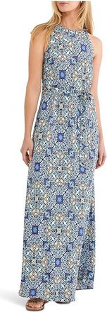 Nic+Zoe Filagree Tile Becca Dress Womens Dress Blue : XL, Polyester