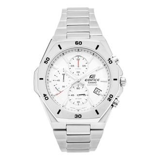 Casio Mens CASIO EDIFICE Sports 100m Waterproof Stainless Steel Strap Watch Mens EFB-680D-7AV