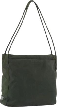 Prada Pre-owned Vintage Tote Bag - Dames - Vintage Schoudertas - Groen - ONE Size - Nylon - Vintage
