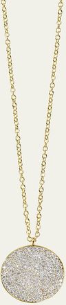 Ippolita Large Flower Pendant Necklace in 18K Gold With Diamonds