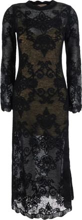 Twinset Abito Lungo - - Dresses - Donna - Nero - XS
