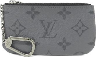 Louis Vuitton Black Coated Canvas Coin Purse/Coin Case (Pre-Owned)
