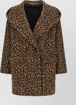 Tagliatore virgin wool mohair double-breasted coat