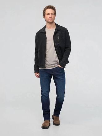 Duer Performance Denim Relaxed Taper Jeans In Marina Blue
