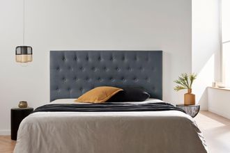 Moonia Cabecero Tapizado Ferrara Acualine 160x120x8 Cm Moonia