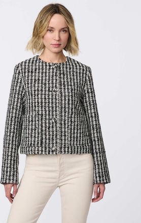 Bernardo MADEMOISELLE TWEED CROPPED JACKET
