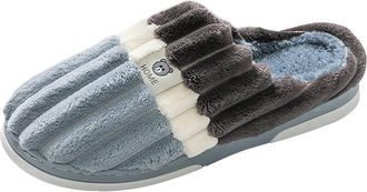 Generic House Slippers, Slip-On Winter Warm Slippers Soft Comfortable Novelty House Shoes Flat Bottom Anti-Slip Home Shoe Memory Foam Slipper Keeps Warm Breat