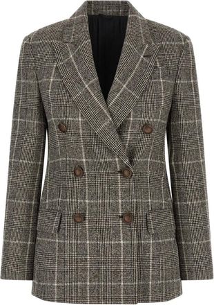 Brunello Cucinelli Prince of Wales Blazer