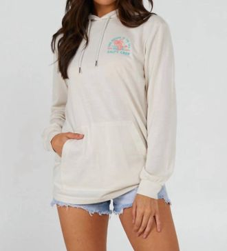 Salty Crew Good Times W Hood Tee In Vintage White