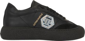 Philipp Plein Lage Sneakers - unisex - Sneakers - Zwart - 41 EU - Leer - Schoenen