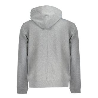 Calvin Klein Logo-Embellished Recycled Polyester Hoodie - Gray