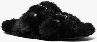 Michael Kors Byers Faux Fur Slide Sandal