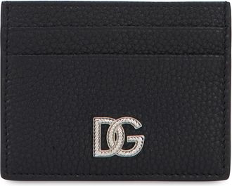 Dolce & Gabbana Calfskin Card Holder - Heren - Portefeuilles - Zwart - ONE Size - Leer - Accessoires