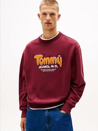 Tommy Hilfiger Bouclé Logo Relaxed Sweatshirt