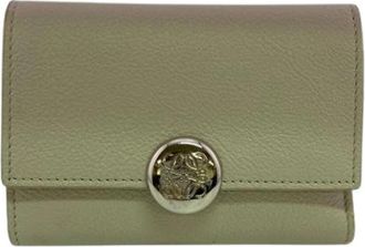Loewe Pre-owned Wallet (tri-fold) - Dames - Vintage Accessoires - Beige - ONE Size - Leer - Vintage