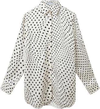 Stella McCartney Dames, Blouses & Shirts, Wit, Maat: S Viscose