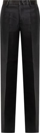 Dsquared2 Black Straight Flat Front Pants