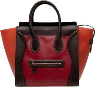 Celine Pre-owned Handbags, female, Red, Size: ONE SIZE Pre-owned Vintage Handbag