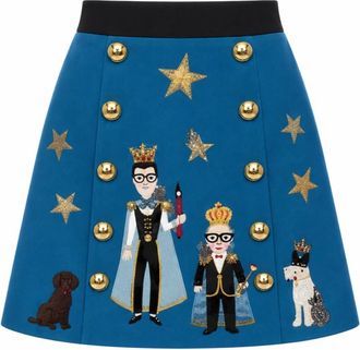 Dolce & Gabbana Gonna Corta - - Skirts - Donna - Blu - S