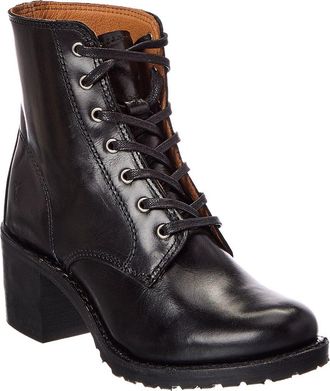 Frye Sabrina 6G Lace-Up Leather Boot