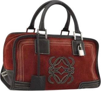 Loewe Pre-owned Handbags, female, Red, Size: ONE SIZE Pre-owned Hand Bag