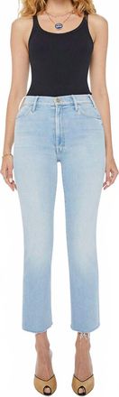 Mother Hustler Ankle Fray Jeans In Lost Art