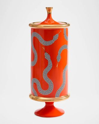 Jonathan Adler Eden Large Porcelain Canister