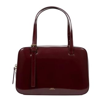 A.P.C. A.p.c. - Virginie Box tas - Dames - Tassen - Rood - Maat: ONE Size Katoen