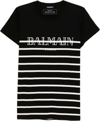 Balmain T-shirt con logo - Nero