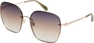 Fossil Womens Lorena Square Sunglasses