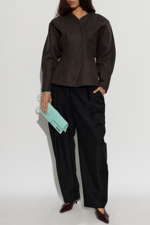 Jacquemus Wool Blazer Paloma, Womens, Brown