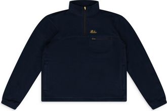 Aim&eacute; Leon Dore Blue Quarter Zip Fleece Pullover