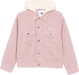 Chocoolate logo-embroidered jacket - Pink