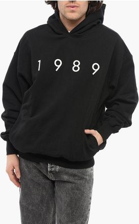 1989 STUDIO Cotton Hoodie with Frontal Embossed Logo size L