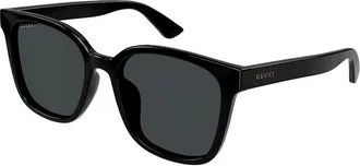 Gucci GG1346SK001 Square Full Rim Sunglasses - Black