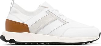 Tod's Maglia low-top sneakers - men - Fabric/Rubber/Calf Leather/Fabric - 10 - White