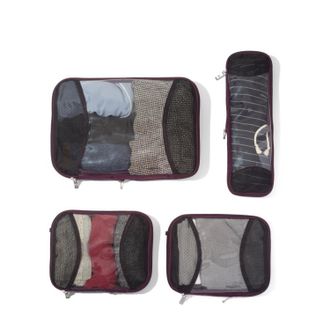 Baggallini Womens Compression Packing Cube 4 Piece Set