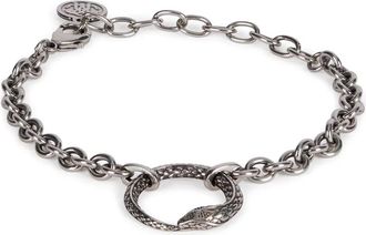 Roberto Cavalli bracciale a catena - Argento