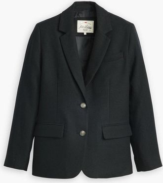 Levi's Womens Caviar Amber Classic Blazer - Black - Size X-Small