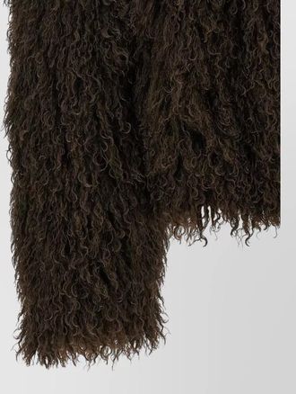 Tagliatore cropped faux fur jacket
