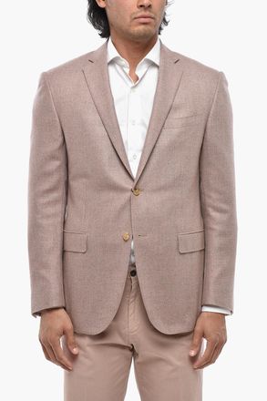 Corneliani Blazer in Misto Seta ACADEMY con Tasche ad Aletta Corneliani