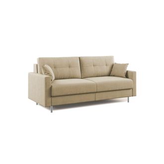 Divani.Store Megan Sof&aacute; Convertible En Microfibra Extra&iacute;ble 208 Cm (mat. 160x197) Beige