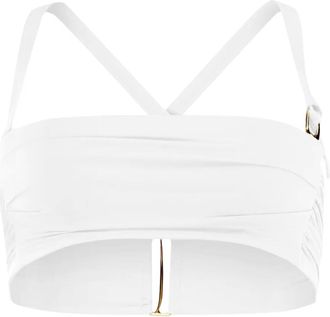 Jacquemus Bikini con scollo allamericana - Bianco