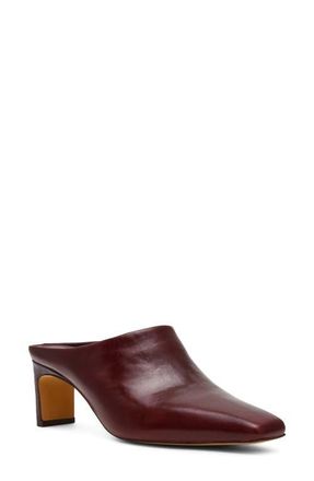 Steve Madden Jamason Leather Heeled Mule in Burgundy Leather at Nordstrom, Size 8.5