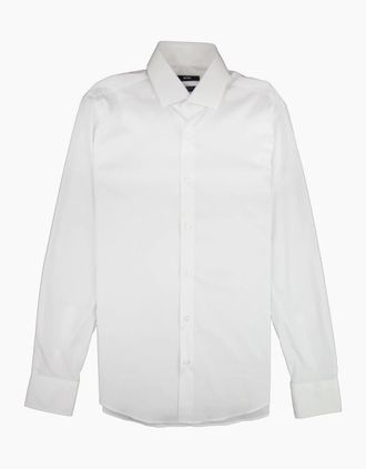 HUGO BOSS Mens Hugo Boss Gordon Reg Fit Shirt White - Size: 40/Regular