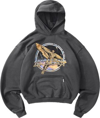 Represent Golden Winged Graphic Hoodie with Tour Location Details