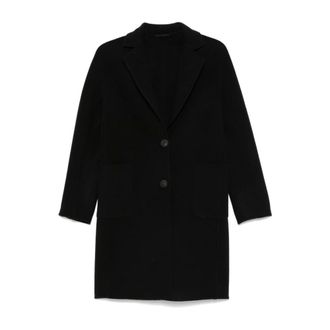 PESERICO Jassen, Dames, Zwart, S, Stijlvolle Jas