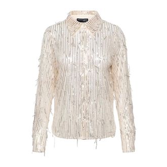 &Co Woman Dames, Blouses & Shirts, Beige, Maat: XS Poliester
