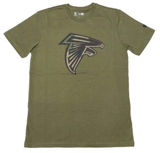 New Era Atlanta Falcons Camo Logo Olive T- Shirt