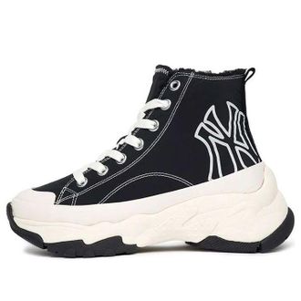 MLB Chunky High Padding Mono Yankees Black White 3ASHU4216-50BKS